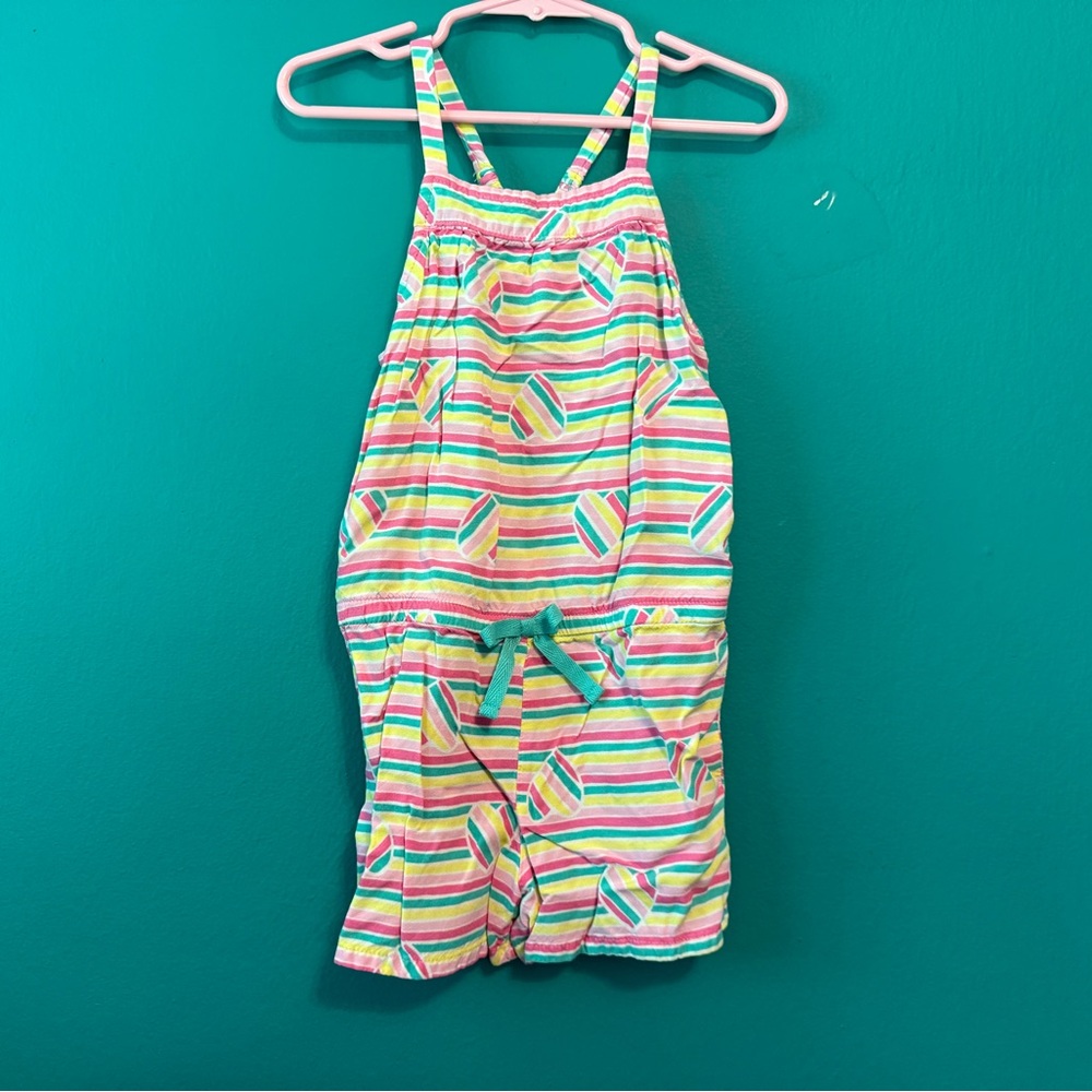 Cat & Jack Pink and Green Jumpsuit